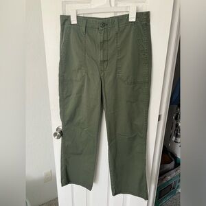 Levi’s olive green trousers